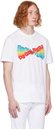 Dsquared2 White Printed T-Shirt