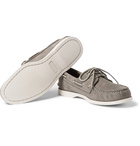 Quoddy - Downeast Nubuck Boat Shoes - Gray