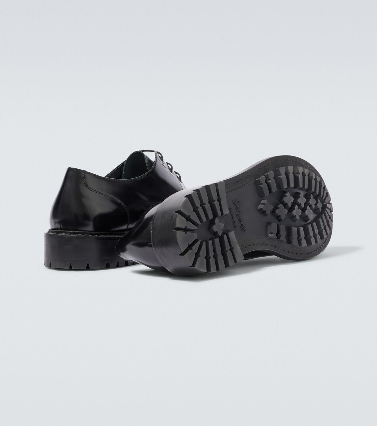Saint Laurent Lino leather derby shoes