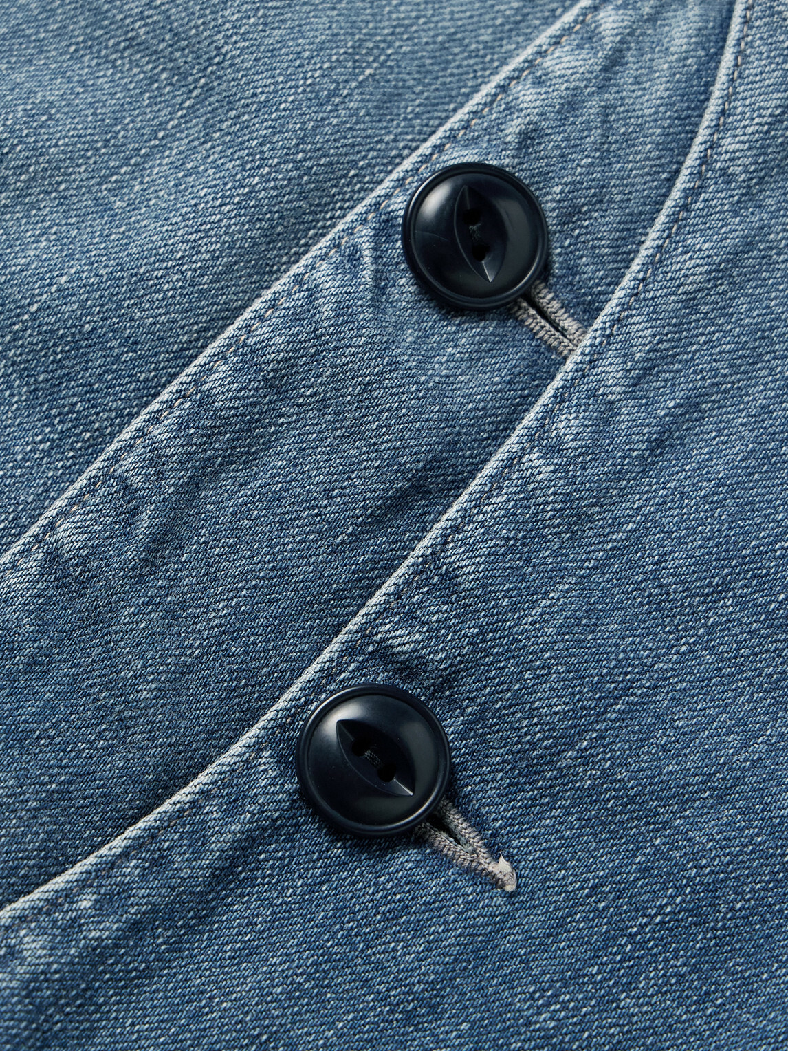 KAPITAL - Thunderbird Panelled Denim Blouson Jacket - Blue