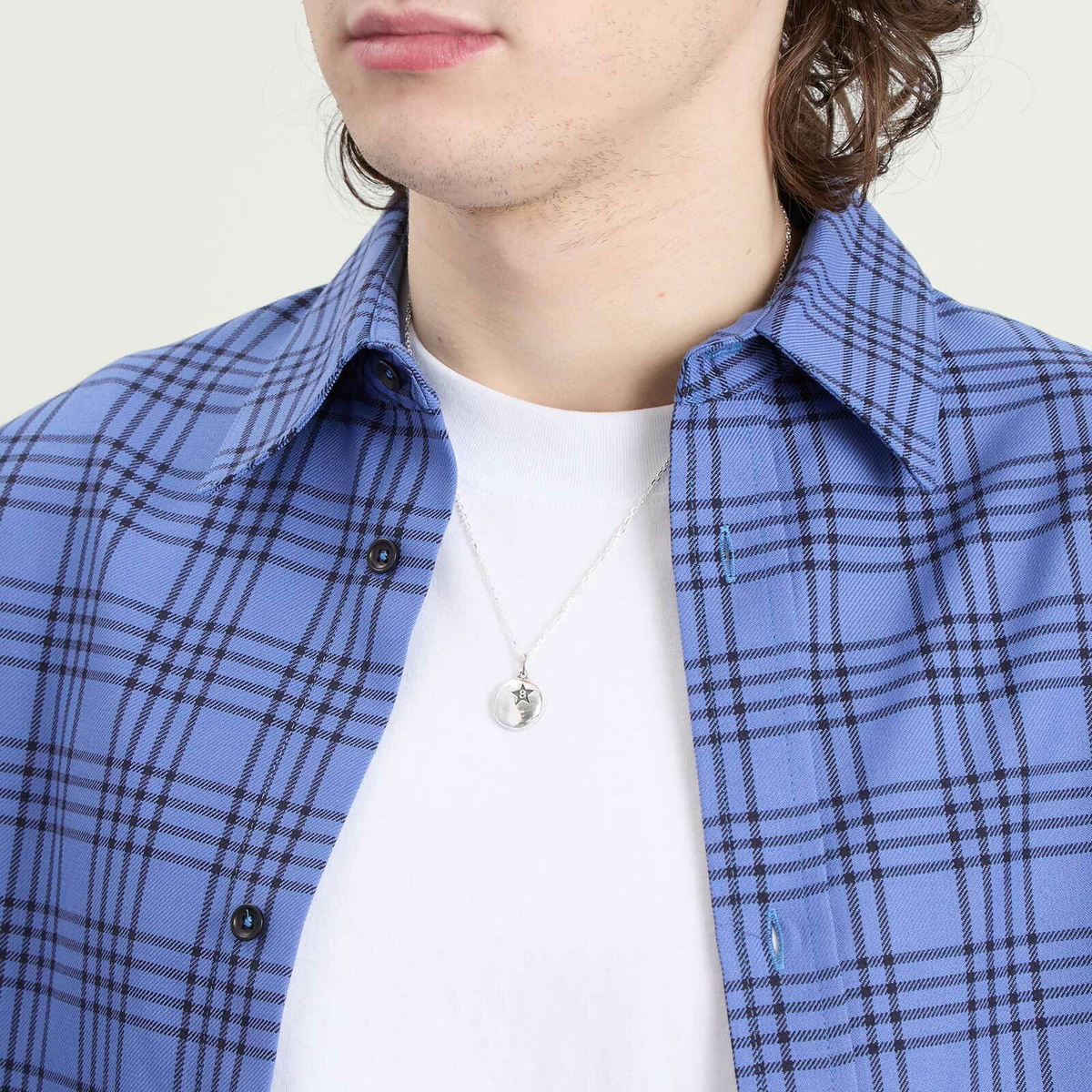 TwoJeys Men's 8 Ball Necklace in Sterling Silver 