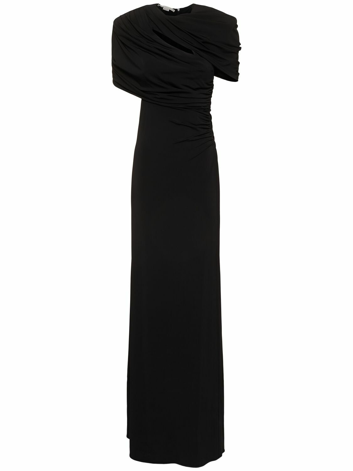 STELLA MCCARTNEY Draped Jersey Cape Gown Stella McCartney