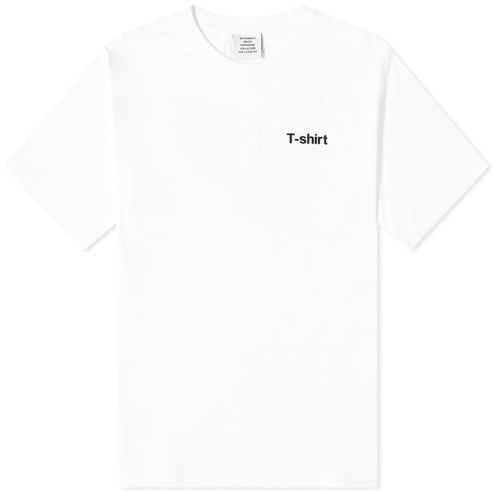 Photo: VETEMENTS Definition Tee