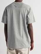 Nike - Logo-Print Cotton-Blend Jersey T-Shirt - Gray