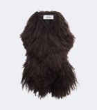 Yves Salomon Shearling scarf