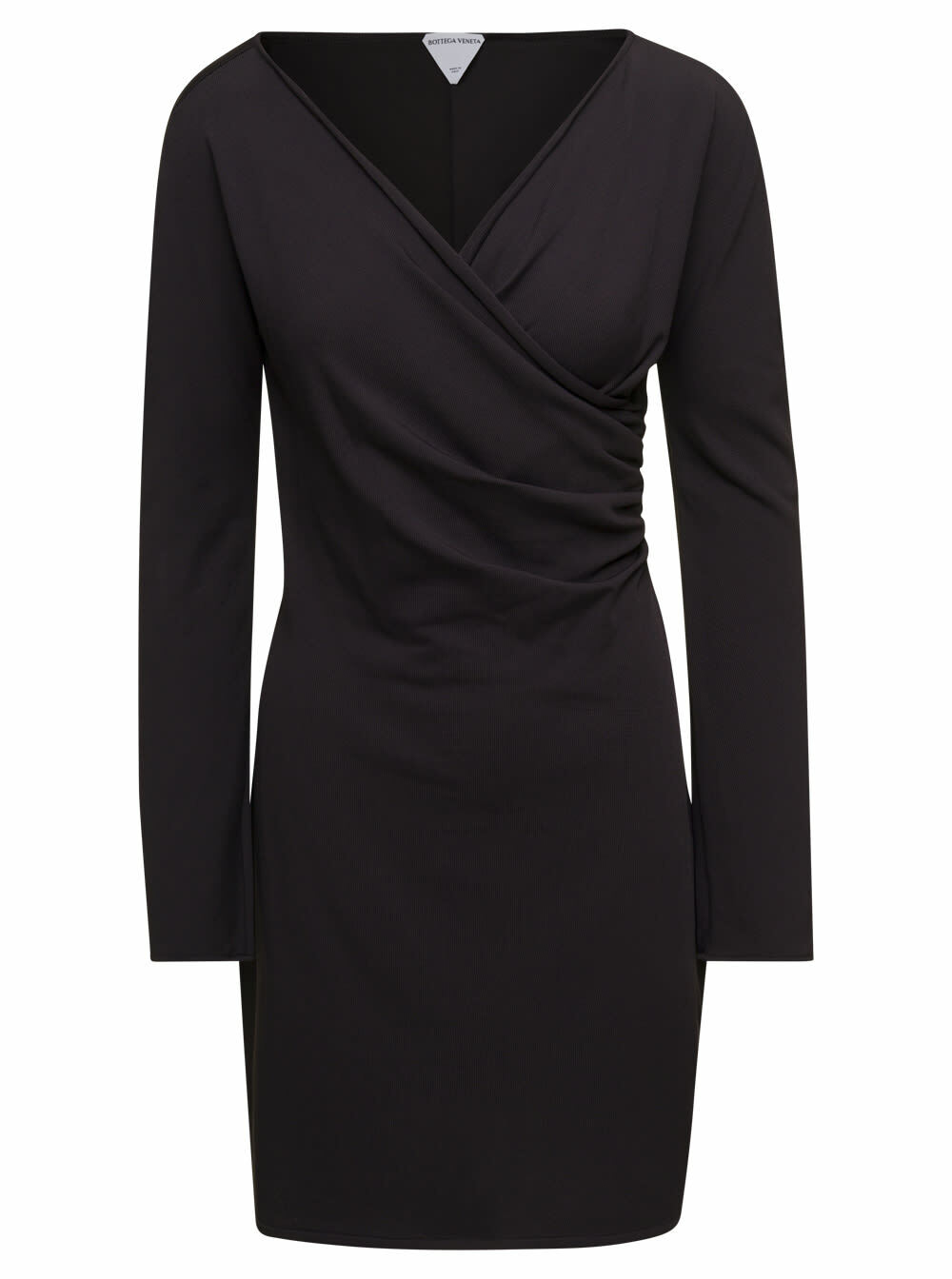ワンピース BOTTEGA VENETA Dark Brown Wool Mini Dress Bottega Veneta Dark Brown Wool Mini Dress Bottega Veneta