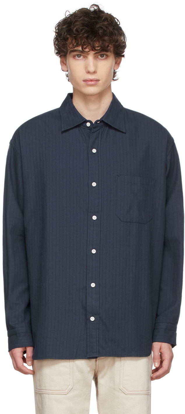 ts(s) Navy Pinstripe Shirt