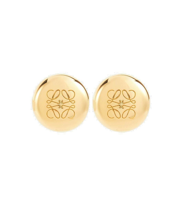 Photo: Loewe Anagram Pebble sterling silver earrings