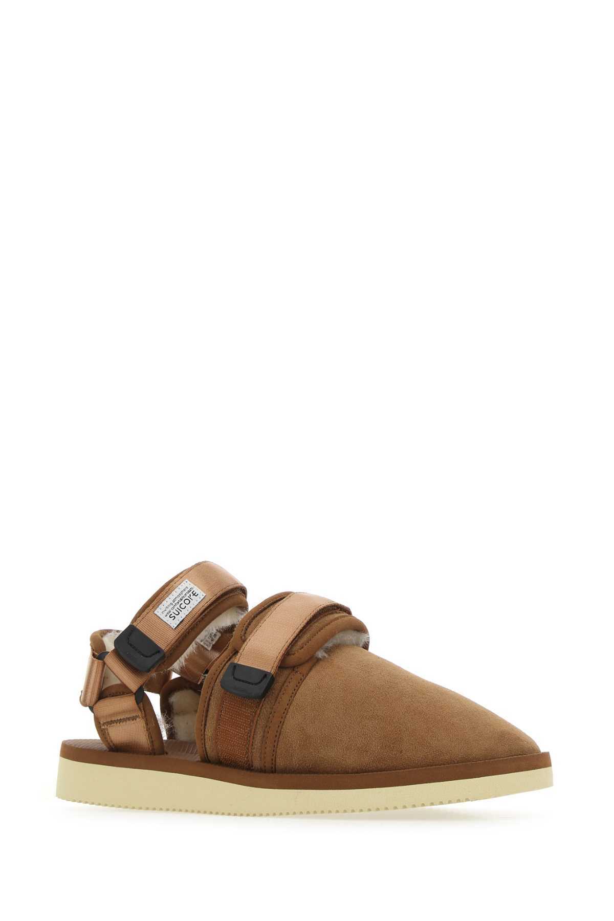 SUICOKE Biscuit Suede Nots Slippers