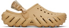 Crocs Tan Echo Clogs