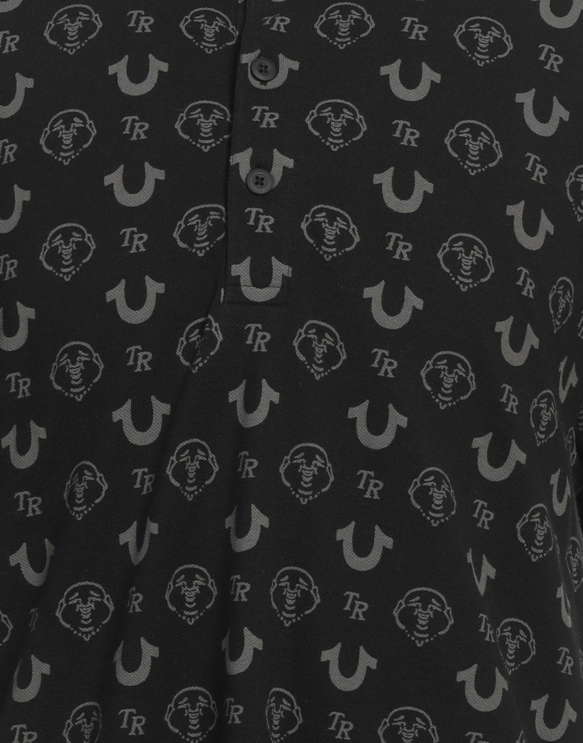 True Religion Mens Polo shirt in Black