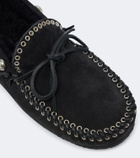 Isabel Marant Fitza shearling-lined suede loafers