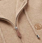 Burberry - Cashmere-Blend Zip-Up Hoodie - Brown