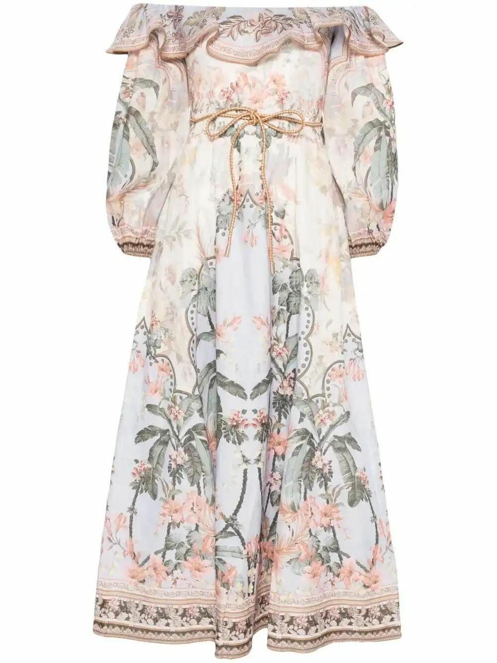 ZIMMERMANN Wylie Midi Dress Zimmermann