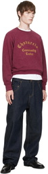 WILLY CHAVARRIA Navy 'True Bad Boy' Denim Jeans