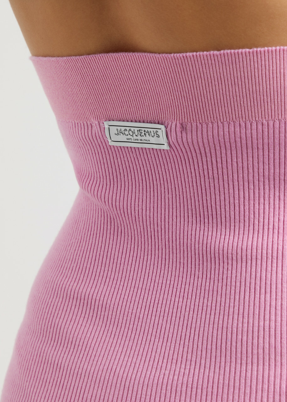 Jacquemus Le Short Maille Spiaggia Ribbed Wool-blend Briefs Multicoloured 1