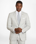 Brooks Brothers Men's Regent Fit Plaid 1818 Suit | Grey