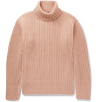 TOM FORD - Ribbed Cashmere Rollneck Sweater - Pink