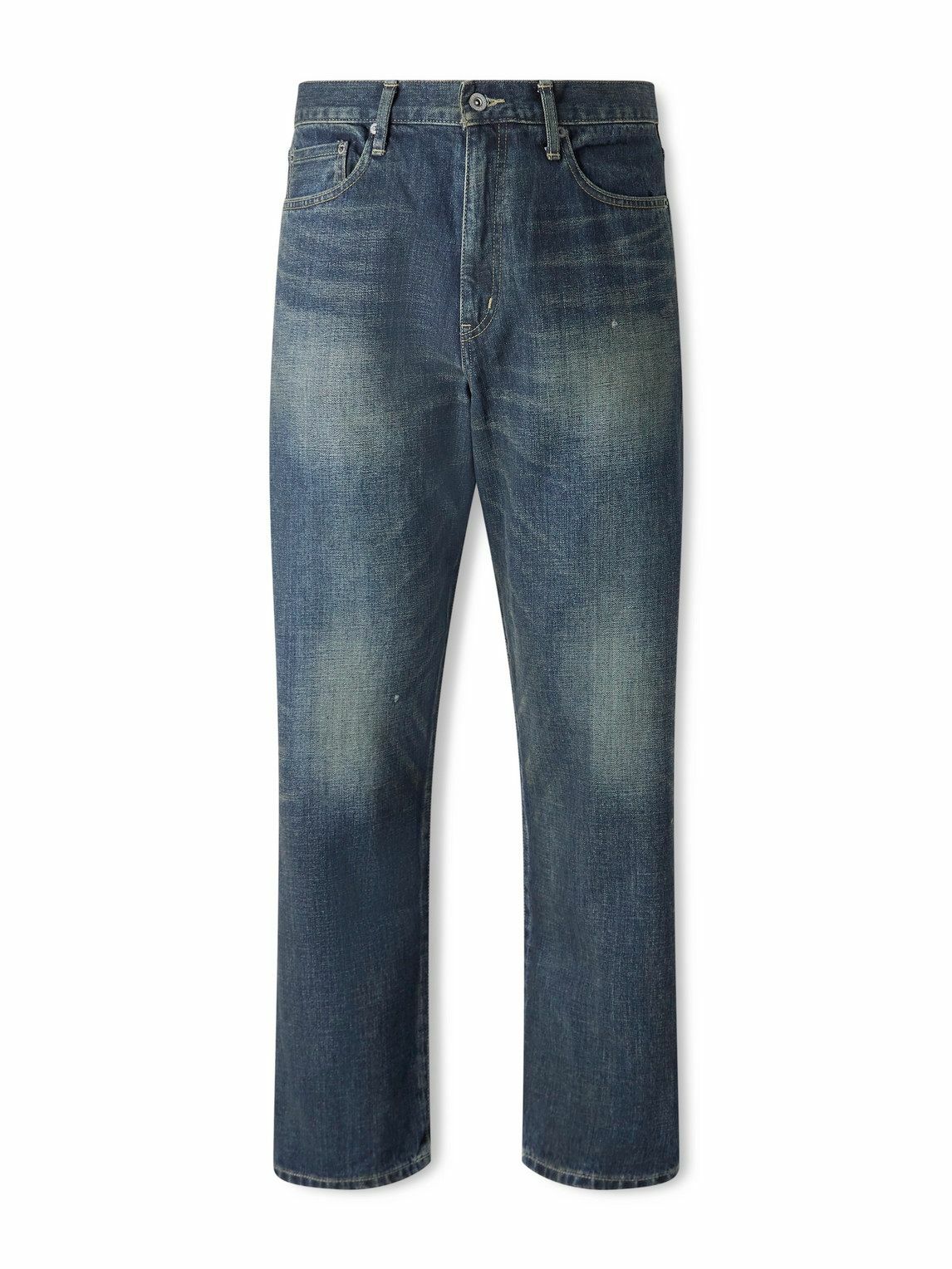 Neighborhood Men's Rigid Denim Jeans in Indigo Neighborhood