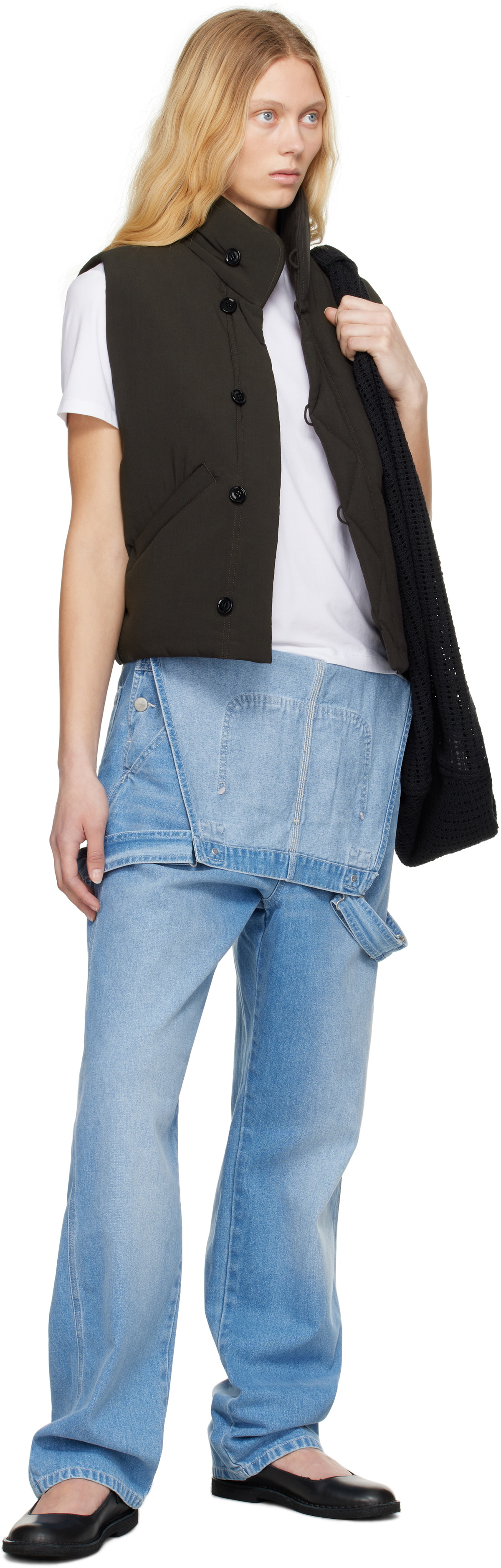 Carhartt Work In Progress Blue Bib Straight Overalls