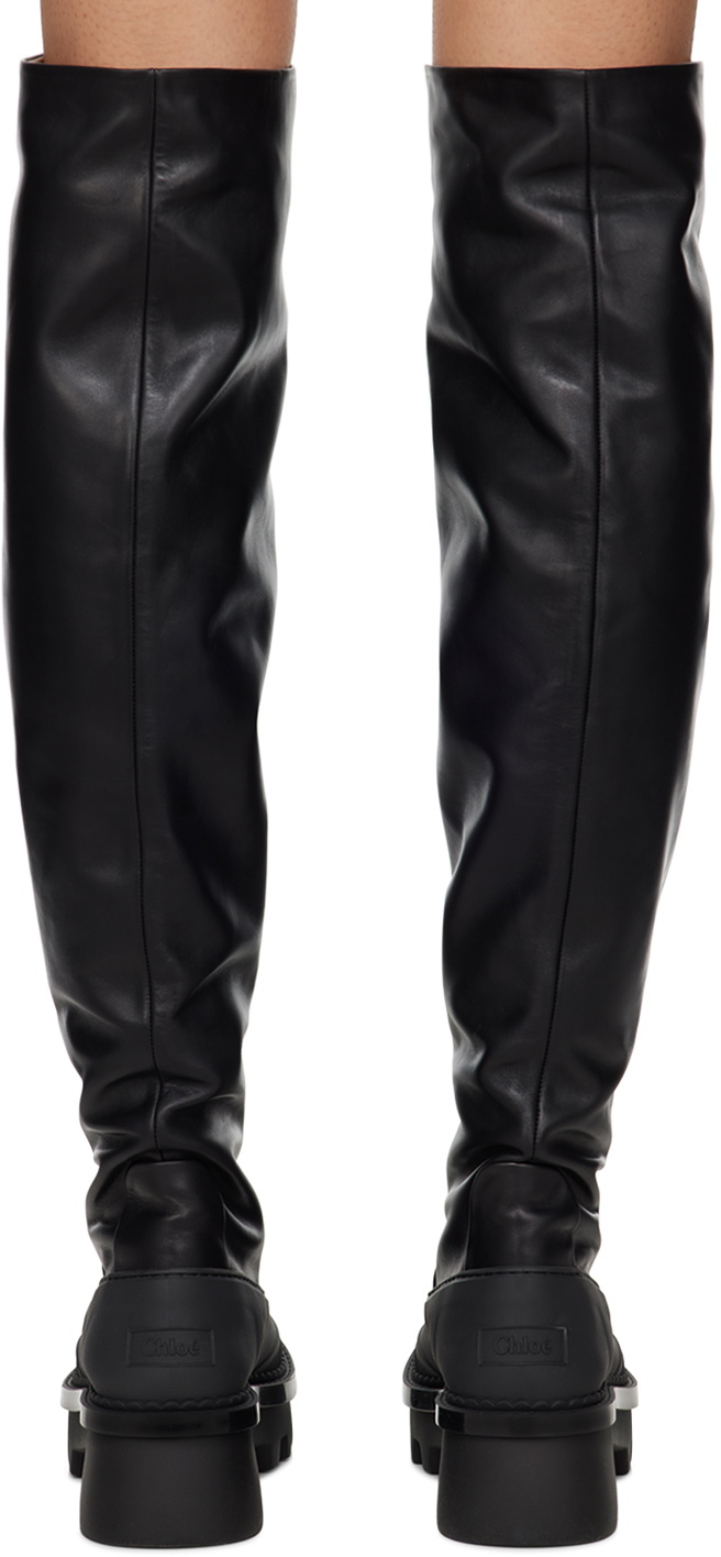 Chloé Black Raina Over-The-Knee Boots Chloe