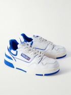 Autry - CLC Suede and Rubber-Trimmed Leather Sneakers - Blue