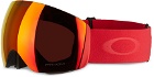 Oakley Red Flight Deck M Snow Goggles