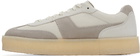 Clarks Originals Off-White & Gray Tor 80 Sneakers