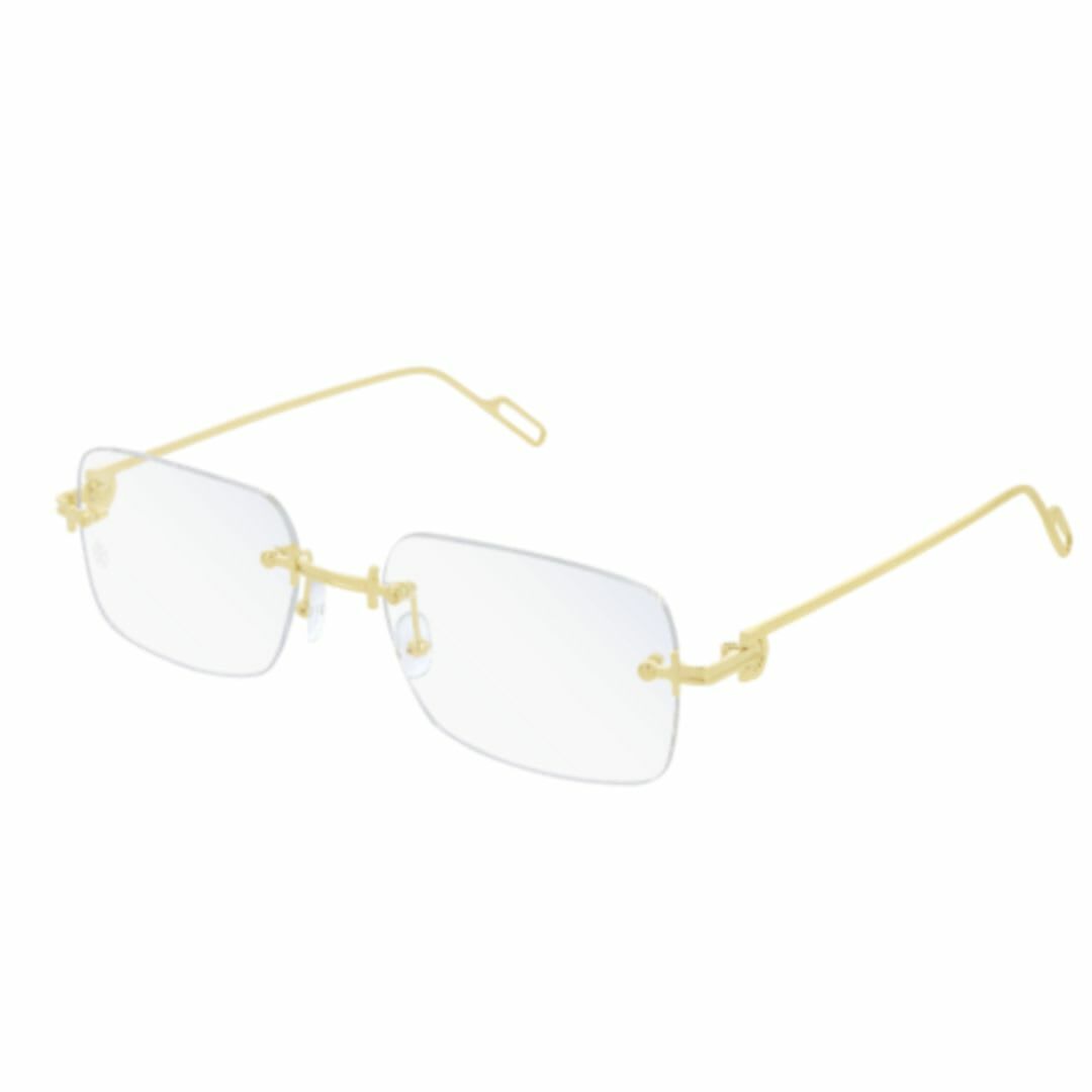 Cartier Eyewear Ct0171o003 Gold Gold Transparent