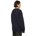 Juun.J Navy Logo Sweatshirt