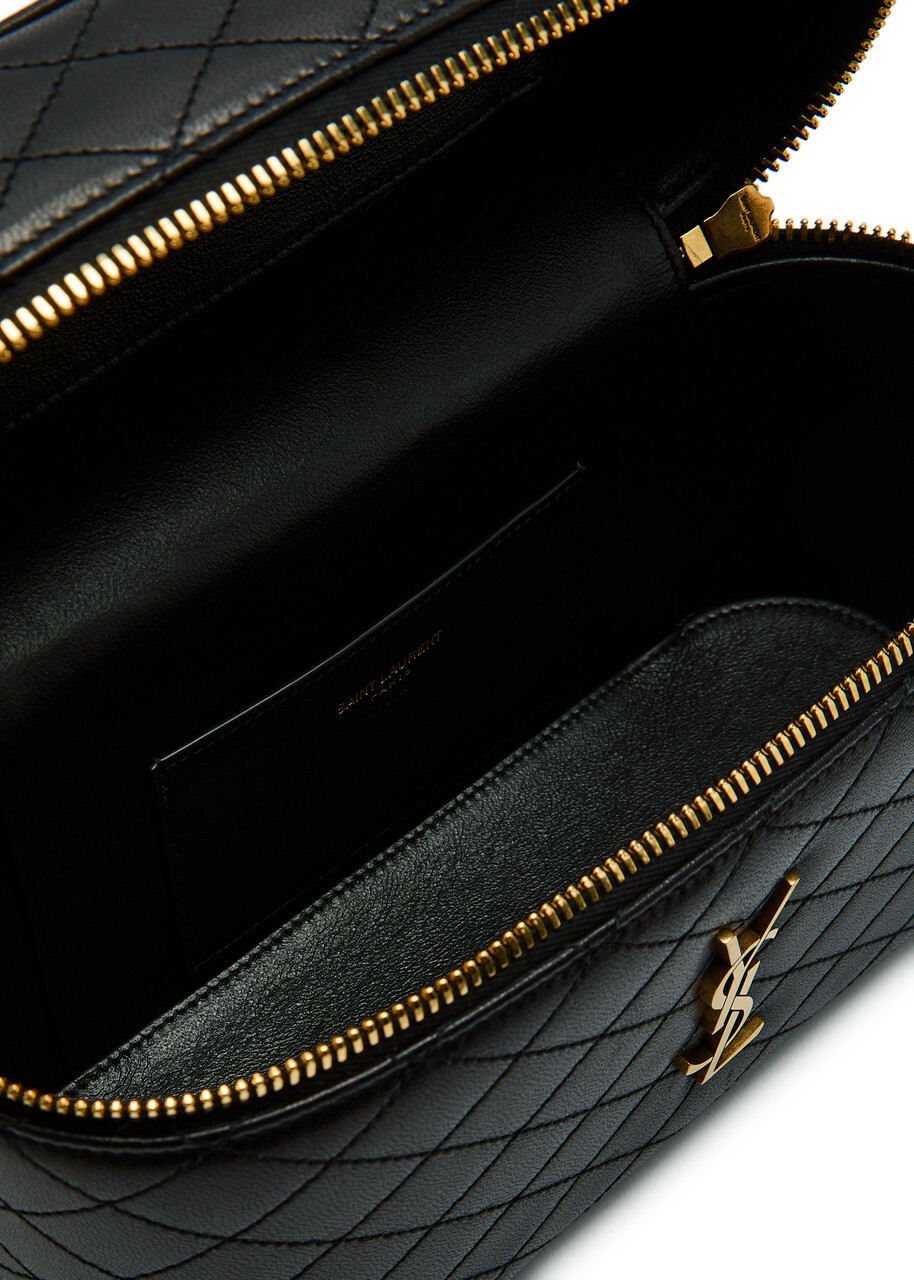Saint Laurent Gaby Large Quilted Leather top Handle bag - Black - One Size
