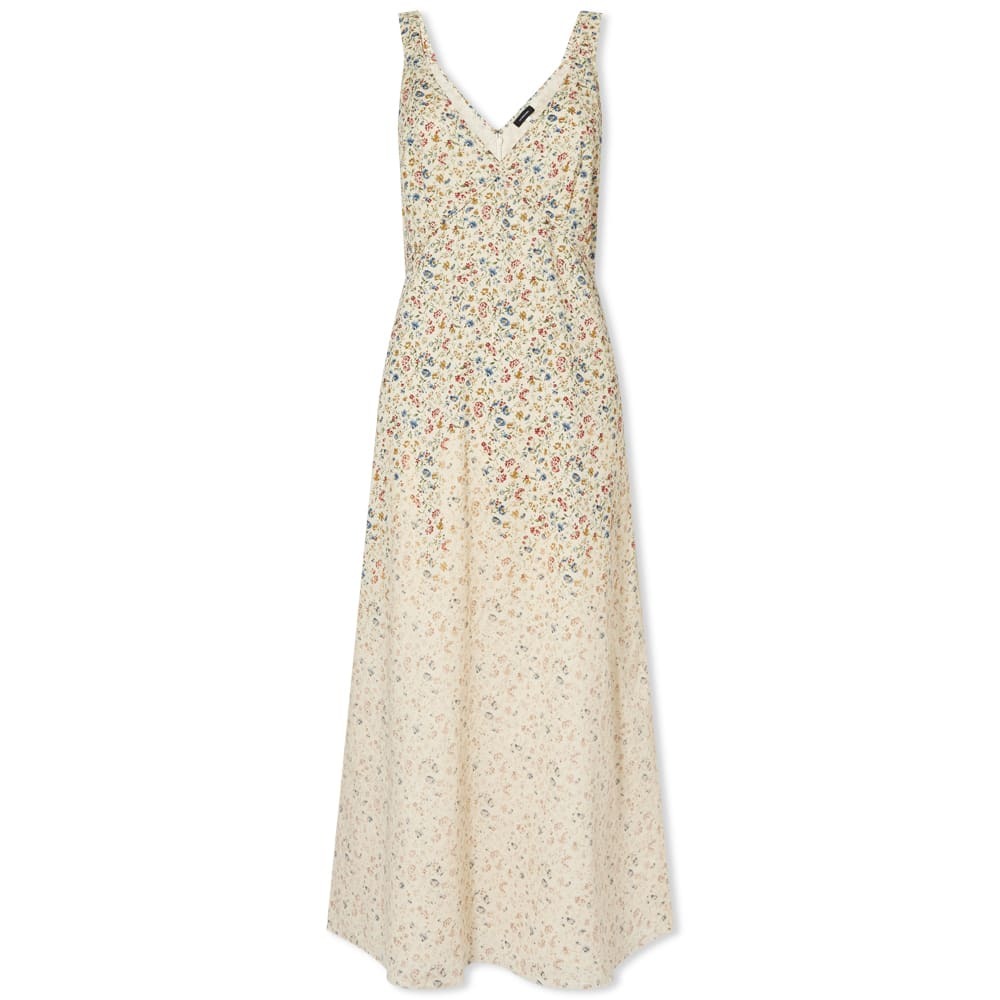 R13 Grunge Slip Dress In Floral R13