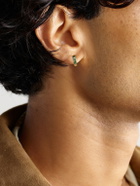 Foundrae - Protection Tenet 18-Karat Gold Ceramic Earring