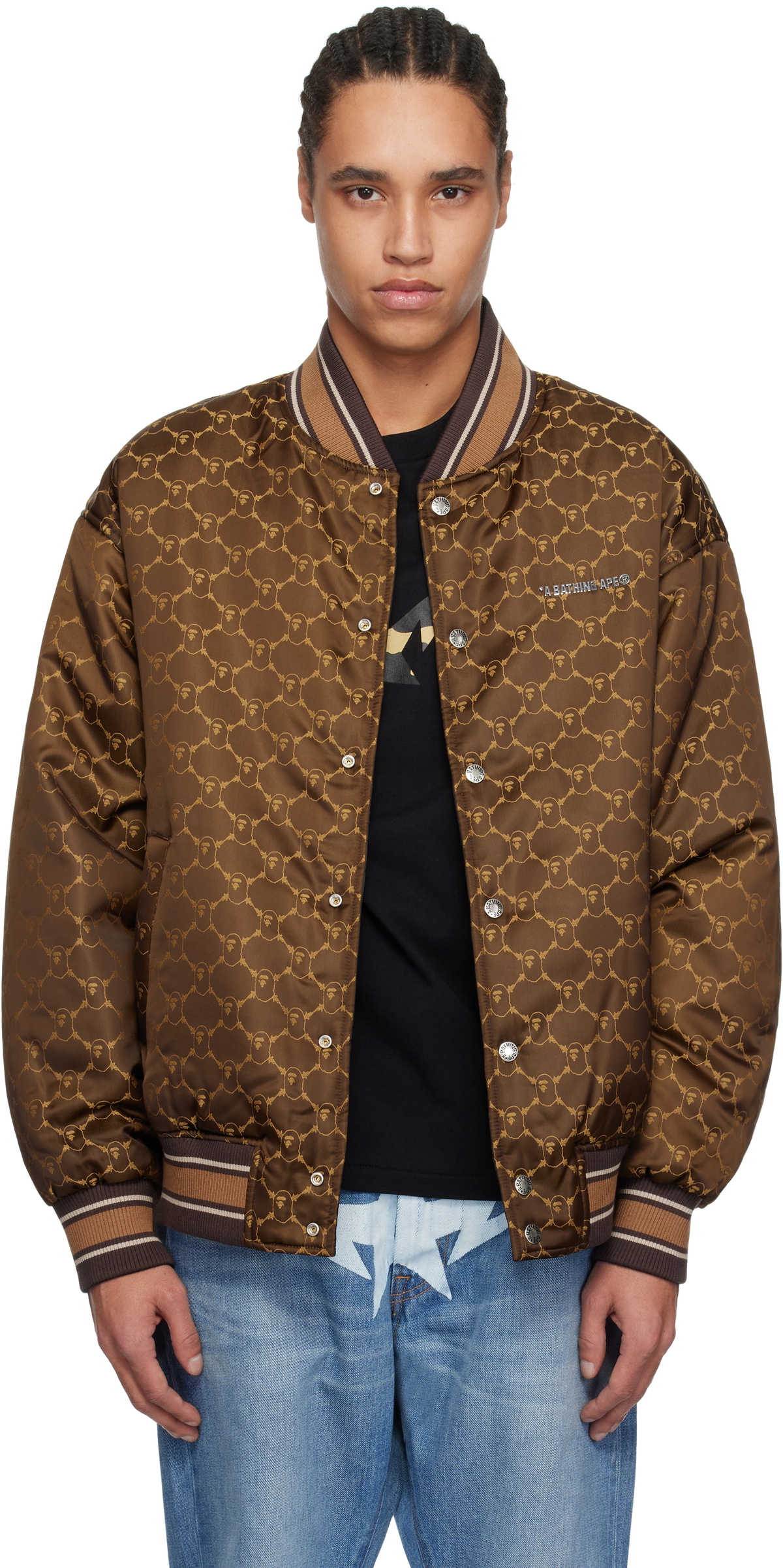A Bathing Ape Shark Loose Fit MA-1 Jacket A Bathing Ape