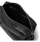 D R Harris - Full-Grain Leather Hanging Wash Bag - Black