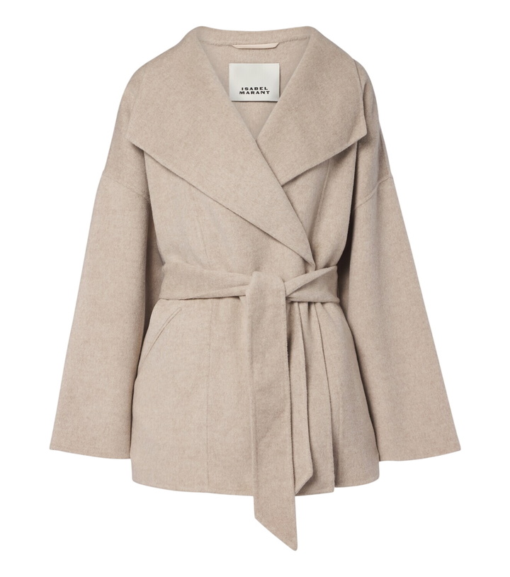 Photo: Isabel Marant Ceaton wool and cashmere wrap coat