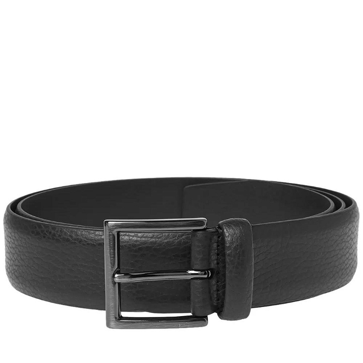 Photo: Anderson's Grain Leather Belt Black