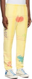 Collina Strada SSENSE Exclusive Yellow Picnic Wave Lounge Pants