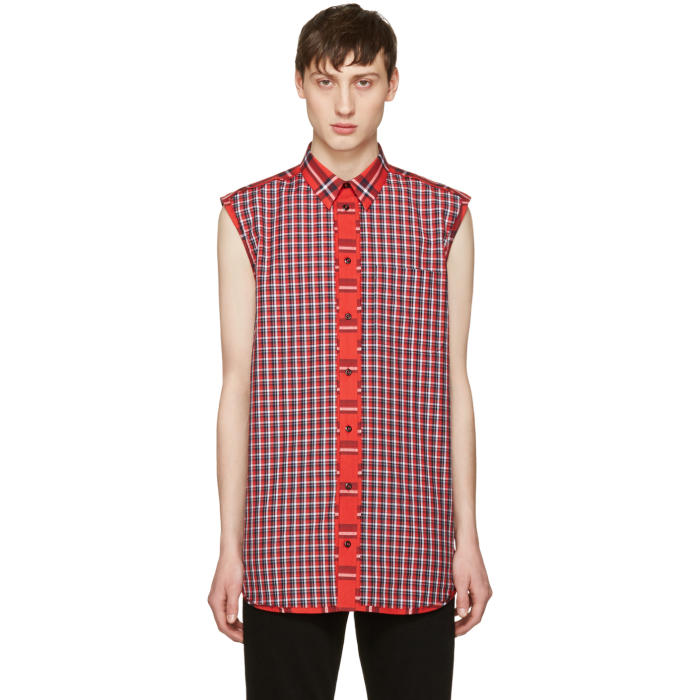 Photo: Givenchy Red Check Shirt