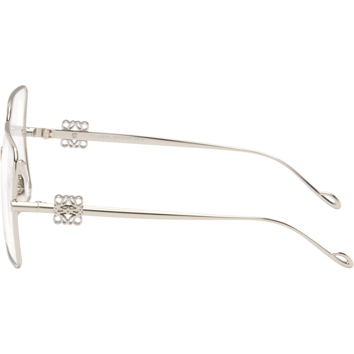 LOEWE Silver Square Glasses