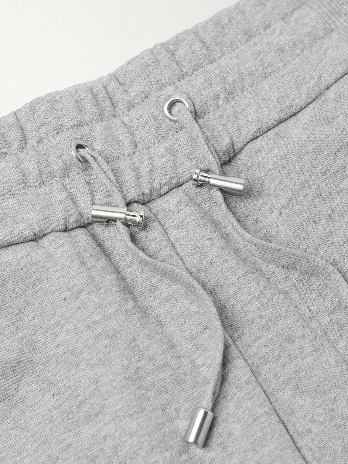 Balmain - Logo-Print Cotton-Jersey Cargo Sweatpants - Gray