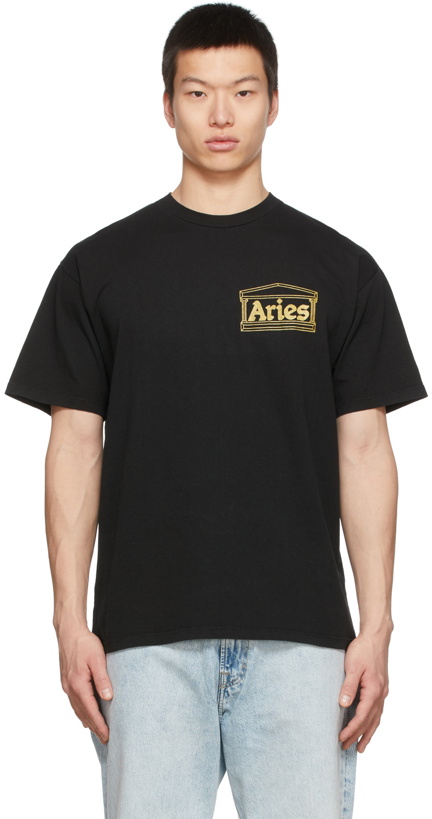 Photo: Aries Black Temple T-Shirt