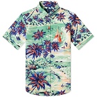Polo Ralph Lauren Short Sleeve Hawaiian Beach Oxford Shirt
