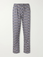 Zimmerli - Printed Cotton-Sateen Pyjama Trousers - Blue