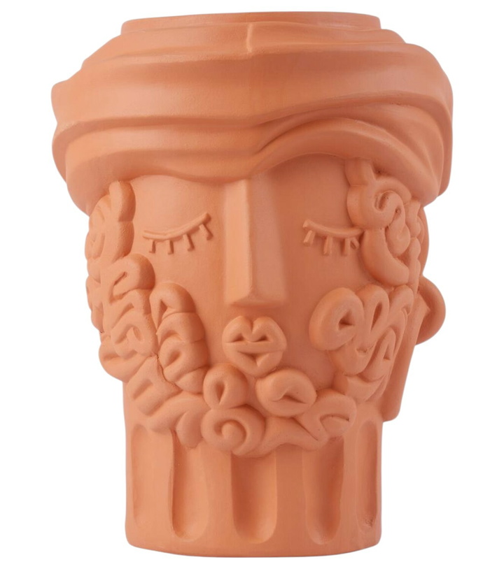 Photo: Seletti Magna Graecia Man terracotta vase by Antonio Aricò