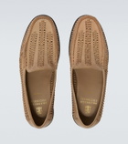Brunello Cucinelli Woven leather loafers