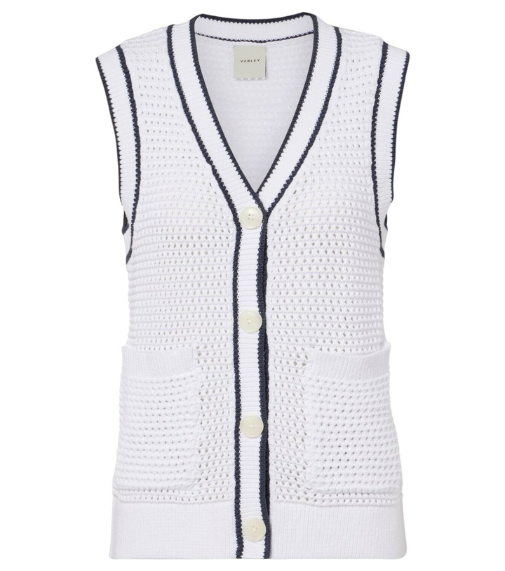 Photo: Varley Leilani open-knit cotton-blend top