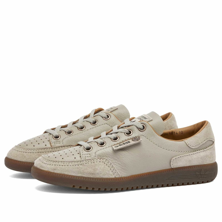 Photo: Adidas Statement Men's Adidas SPZL Garwen Sneakers in Light Brown/Cardboard/Gum