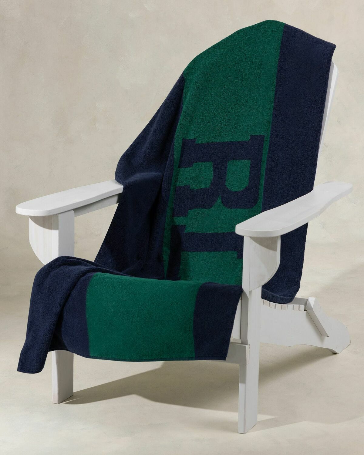 Polo Ralph Lauren Rl Signature Beach Towel 90 Cm X 170 Cm Green Bathing