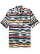 MISSONI - Convertible-Collar Printed Woven Shirt - Multi